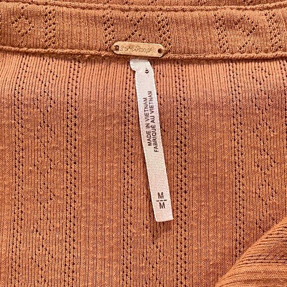 Free People Orange On the Road Cardi - Medium - Picture 8 of 10